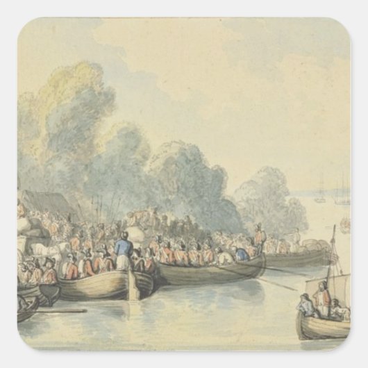 6月20日サウサンプトンで主の後に乗船 スクエアシール (正面)