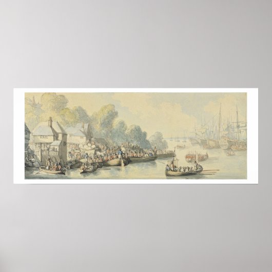 6月20日サウサンプトンで主の後に乗船 ポスター (正面)