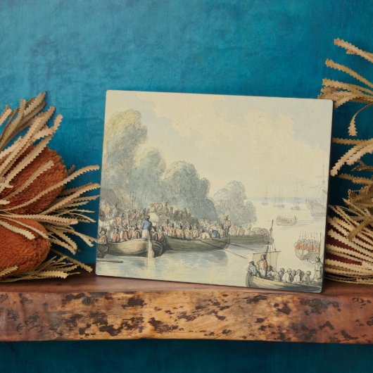 6月20日、主の次にサウサンプトンで乗船 フォトプラーク (側面)