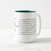 6月23日Birthdate Personality Mug ツートーンマグカップ (正面右)