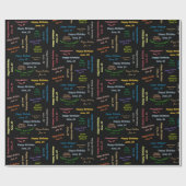 6月24日誕生日ギフトラッピング紙 ラッピングペーパー (フラット)