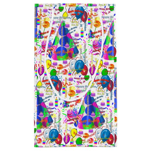 6月26日誕生日抱き枕 スモールペーパーバッグ (裏面)