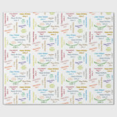 6月3日誕生日ギフトラッピング紙 ラッピングペーパー (フラット)