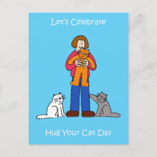 6月4日のハグ君の猫の日 ポストカード