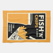 6月4日 – 魚とチップの日 キッチンタオル (横)