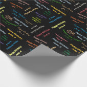 6月9日誕生日ギフトラッピング紙 ラッピングペーパー (角)