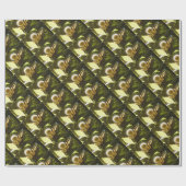 6月（昆虫）オオカバマダラ、モナークラッピング紙 ラッピングペーパー (フラット)