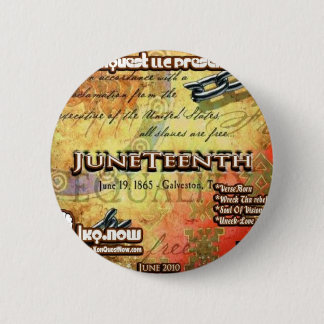 6月- JuneTeenth 缶バッジ