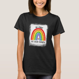 6月We衣服レインボーLgbtプライドゲイ月 Tシャツ