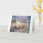 #6東ローマ皇帝としてのデュサンの即位 カード (黄色い花)