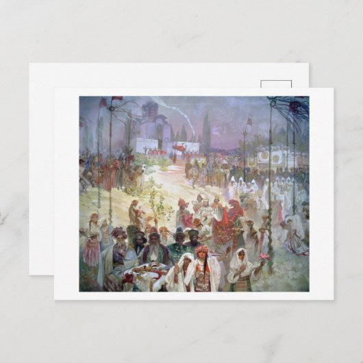 #6東ローマ皇帝としてのデュサンの即位 ポストカード (正面/裏面)