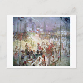 #6東ローマ皇帝としてのデュサンの即位 ポストカード