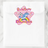 6枚のクラシック3"円形シール ラウンドシール (バッグ)