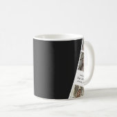 6枚のコラージュ金ゴールドの卒業写真 コーヒーマグカップ (正面右)