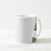 6枚のコラージュ金ゴールドの卒業写真 コーヒーマグカップ (正面右)