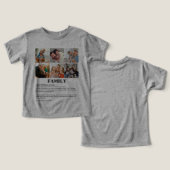 6枚のパーソナライズされた写真コラージュのファミリ定義 (デザイン正面&裏面)