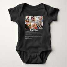 6枚のパーソナライズされた写真コラージュのファミリ定義