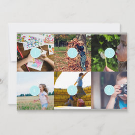 6枚のフォトカスタマイズ可能なPostCardを追加