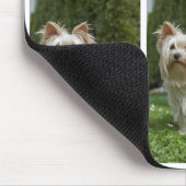 6枚のフォトコラージュのパーソナライズ犬のオーナー マウスパッド (コーナー)