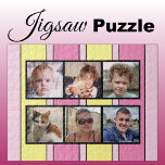 6枚のフォトコラージュのピンク色の黄色ストライプ色 ジグソーパズル<br><div class="desc">思い出を一緒に作るカスタム6枚の写真ジグソーパズル!家族のゲームの夜や心のこもった贈り物に最適な、このパズルは、おもしろいのインタラクティブな方法でお気に入りのあなたの写真の6つをショーケース。素材で作高品質られた光沢のある仕上げ鮮やかは、耐久性を確保しながら画像を生き生きとさせる。誕生日から休日まで、あらゆる大事な行事に最適な、このパズルは創造性と郷愁を兼ね備えている。大切な瞬間を組み立て、笑い、この記念ユニーク品に再接続。さらに、簡単を作成し、写真をアップロードして魔法を実行する。この写真パズルで全てのピースパーソナライズされたをカウント！黄色/ピンク</div>