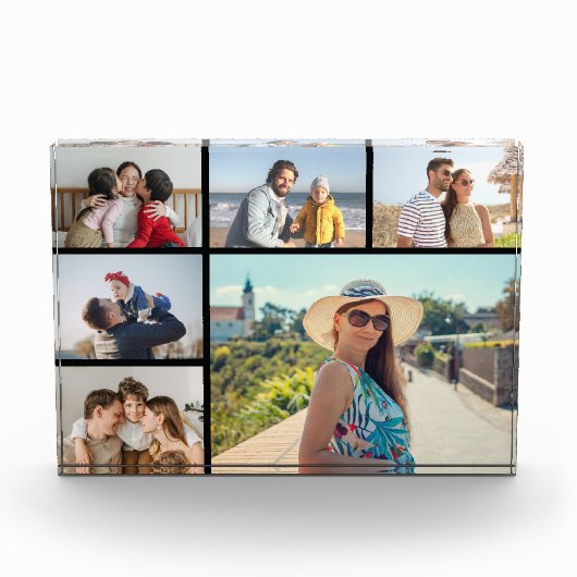 6枚のフォトコラージュのフォトブロックを作成 フォトブロック (正面)