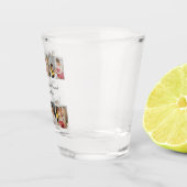 6枚のフォトコラージュを作成するあいさつを追加する ショットグラス (右)