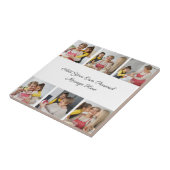 6枚のフォトコラージュを作成するあいさつを追加する タイル (側面)