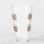 6枚のフォトコラージュを作成するあいさつを追加する タンブラーグラス (右)