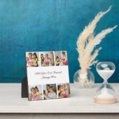 6枚のフォトコラージュを作成するあいさつを追加する フォトプラーク (インサイチュ)