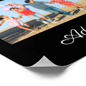 6枚のフォトコラージュを作成するあいさつを追加する ポスター (角)