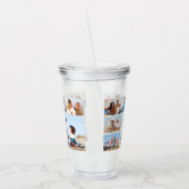 6枚のフォトコラージュを作成 アクリルタンブラー (左)