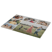 6枚のフォトコラージュを作成 カッティングボード (角)