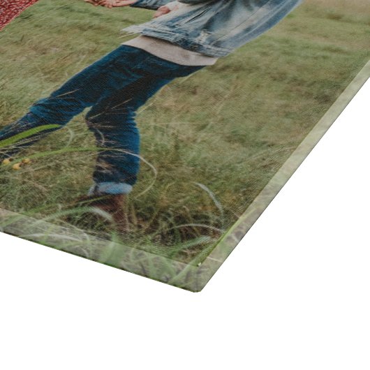 6枚のフォトコラージュを作成 カッティングボード (角)