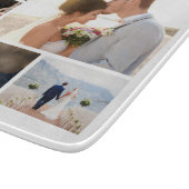 6枚のフォトコラージュを作成 カッティングボード (角)