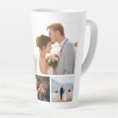 6枚のフォトコラージュを作成 カフェラテマグ (右アングル)