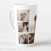 6枚のフォトコラージュを作成 カフェラテマグ (左アングル)