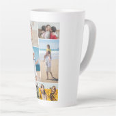 6枚のフォトコラージュを作成 カフェラテマグ (右アングル)