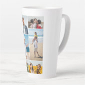 6枚のフォトコラージュを作成 カフェラテマグ (右アングル)