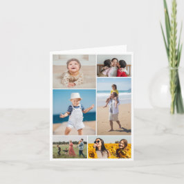 6枚のフォトコラージュを作成 カード