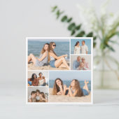 6枚のフォトコラージュを作成 カード (スタンド正面)