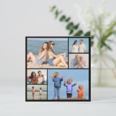 6枚のフォトコラージュを作成 カード (スタンド正面)