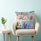 6枚のフォトコラージュを作成 クッション (椅子)