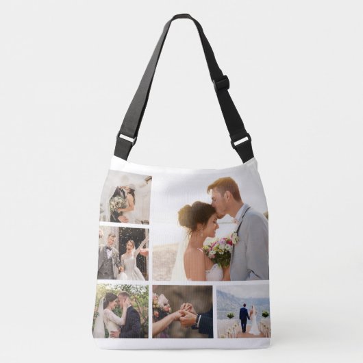 6枚のフォトコラージュを作成 クロスボディバッグ (正面)
