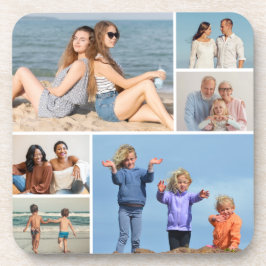 6枚のフォトコラージュを作成 コースター
