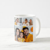 6枚のフォトコラージュを作成 コーヒーマグカップ (正面右)