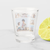 6枚のフォトコラージュを作成 ショットグラス (裏面)