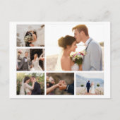 6枚のフォトコラージュを作成 シーズンポストカード (正面)