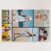 6枚のフォトコラージュを作成 ジグソーパズル (横)