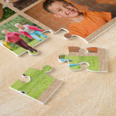 6枚のフォトコラージュを作成 ジグソーパズル (側面)