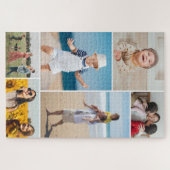 6枚のフォトコラージュを作成 ジグソーパズル (横)